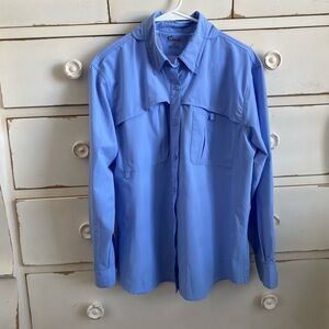Bass Pro Shops Women’s Blue Fishing/Sun Shirt